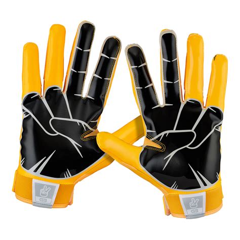Grip Boost Peace Shaka Adult Sizes And Hook Em Football Gloves Pro