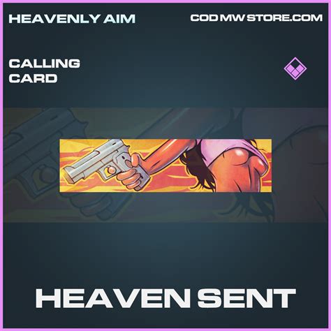 We're offering calling card and achievement options! Heavenly Aim - Blueprints Item Store Bundle - Call of Duty Modern Warfare Warzone
