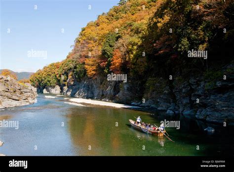 River Rafting In Nagatoro River Japan Stock Photo Alamy