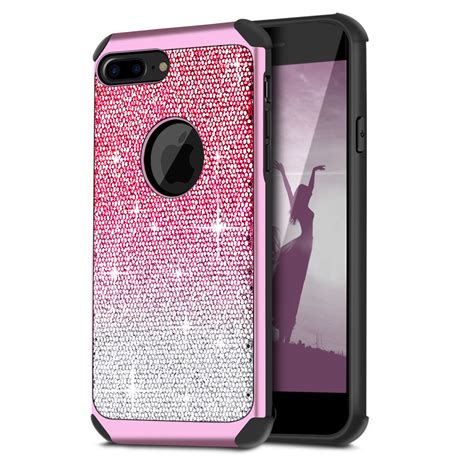Iphone 7plus 8plus Case Cellularvilla Hybrid Shiny Sparkle Luxury