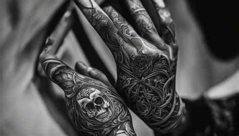 Discovering Skull Hand Tattoos An Artistic Expression Of Depth
