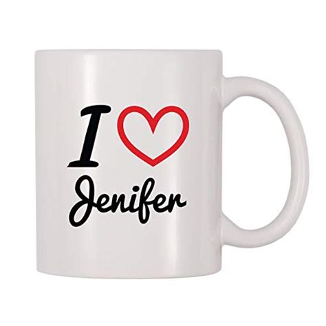 11 Oz Coffee Mug I Love Jenifer Personalized Name Coffee Mug Tea Cup