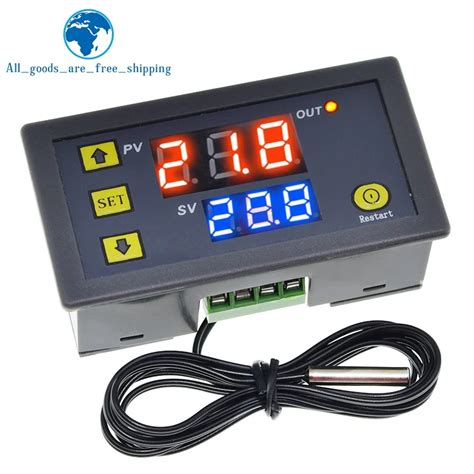 W3230 20a Probe Line Digital Temperature Control Led Display Thermostat