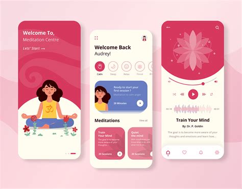 Meditation App Design On Behance