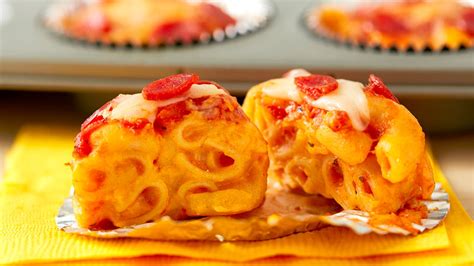Mac And Cheese Pizza Cups Recipe