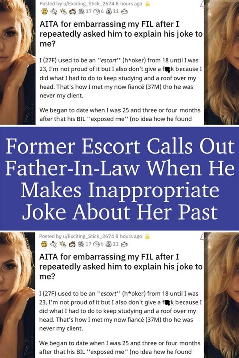 Former Escort Calls Out Father In Law When He Makes Inappropriate Joke