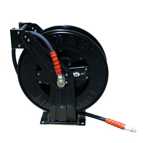 20m Retractable High Pressure Hose Reel With Hose Tail Hose Equip2clean