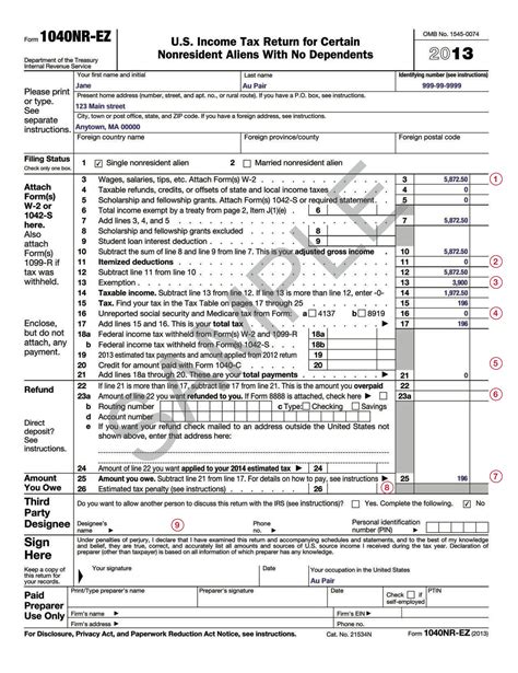 Federal Income Tax Forms 1040a Instructions Universal Network