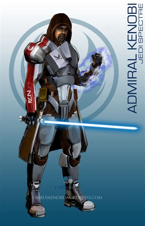Star Wars Mass Effect Crossover Admiral Kenobi By Rs2studios On Deviantart