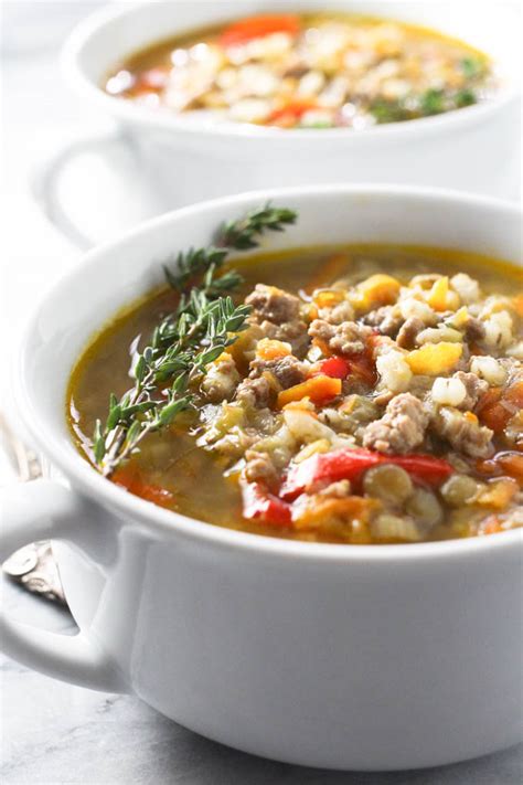 Hearty Ground Turkey Soup Quick And Easy Recipe MariaUshakova Com