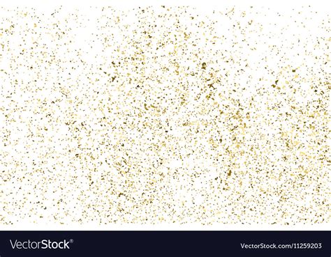 Gold Glitter Texture White Rectangle Royalty Free Vector