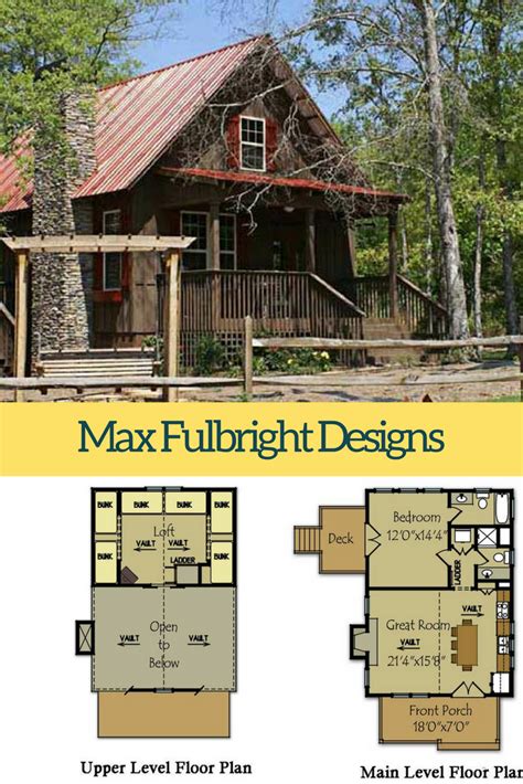 Small Cabin Plan With Loft Small Cabin House Plans Cabin House