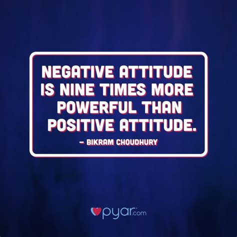The Damage Done By Negative Attitude Is Far More Impactful Than The