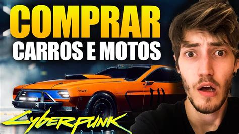 COMO COMPRAR CARROS E MOTOS DA CIDADE Cyberpunk 2077 YouTube