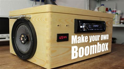 Make Your Own Boombox Diy Boombox Boombox Diy Speakers