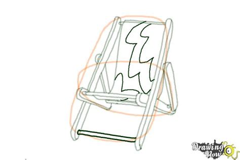 How To Draw Beach Chair Step By Step Printable Drawin