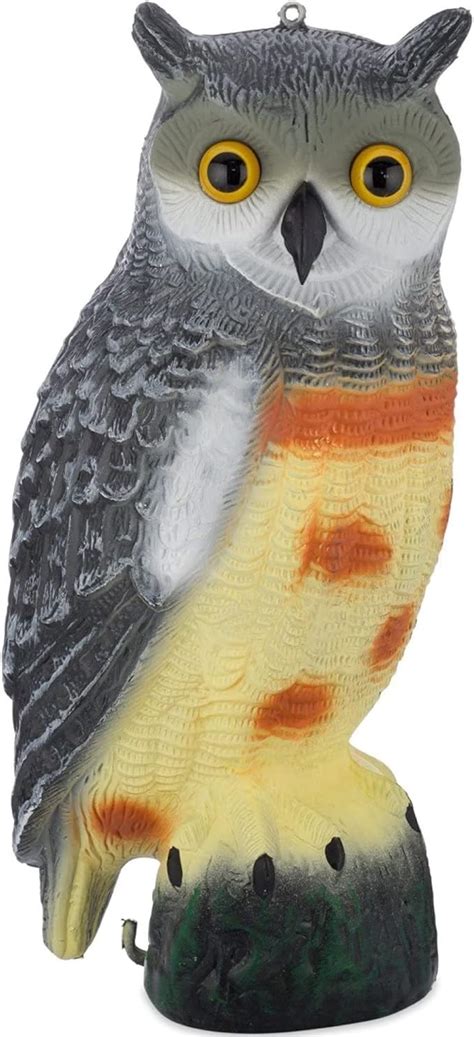 Fake Owl Decoy And Bird Deterrent Owl Decoys To Scare Birds Away