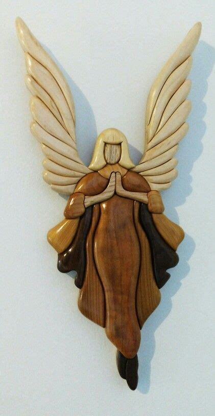Intarsia Angel Sculpture 1 Intarsia Wood Patterns Wood Carving