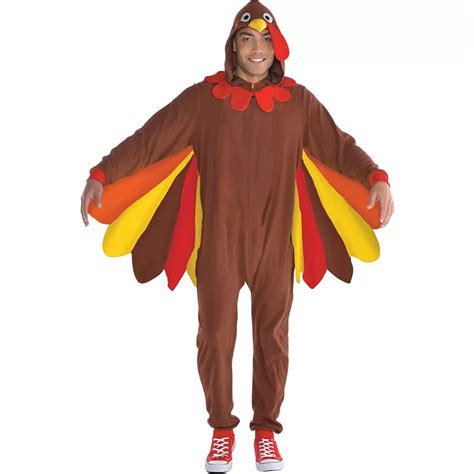 Adult Zipster Turkey One Piece Costume Party City