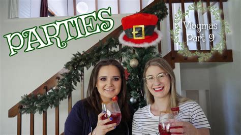 Friends Christmas Parties Vlogmas Part 9 Youtube