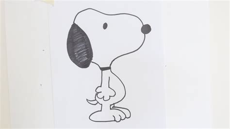How To Draw Snoopy Easy Drawing Art Vlr Eng Br