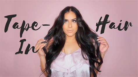 Tape In Hair Extensions Everything You Need To Know Youtube