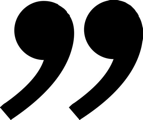 Double Quotation Marks Right Svg Png Icon Free Download 333882