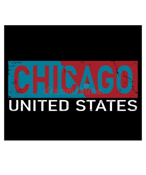Chicago United States Of America Cities Vector Eps 10 Illustration T