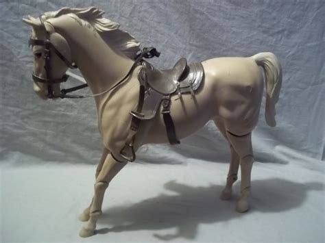 Marx Johnny West Comanche Horse With Saddle And Complete Bridle 4