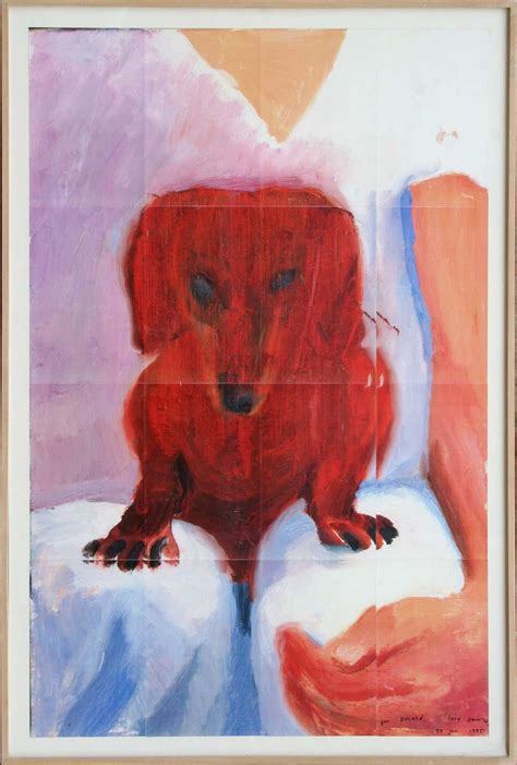 David Hockney Dachshund 2 For Sale On 1stdibs