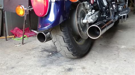96 yamaha xvz 1300 xvz1300 venture royal star right side muffler pipe exhaust. Yamaha Royal Star Tour Deluxe Exhaust - YouTube