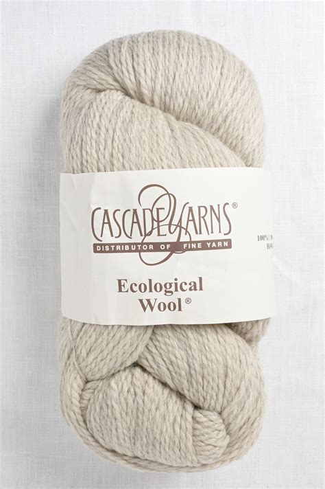 Cascade Ecological Wool 8016 Beige Wool And Company Fine Yarn