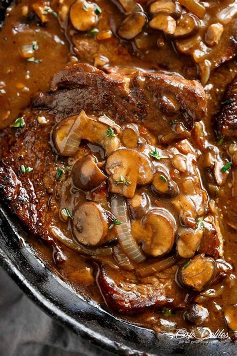 Chip steak with mushroom gravy (paleo, gaps, scd) real food forager. Pin on Steak with mushroom gravy