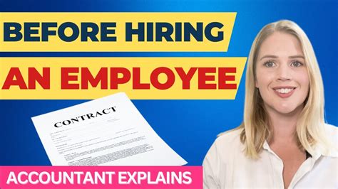 5 Things You Need To Know Before Hiring An Employee Youtube