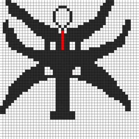 The Slender Man Pixel Art By Shadowdrawer127 On Devia