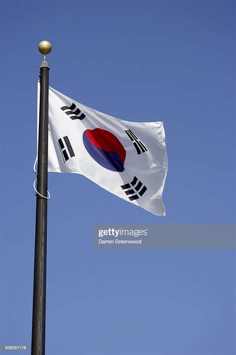 South Korea National Flag High Res Stock Photo Getty Images