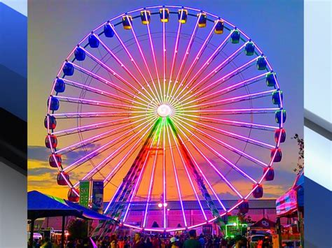 North Americas Largest Traveling Ferris Wheel Midway Sky Eye Will Be