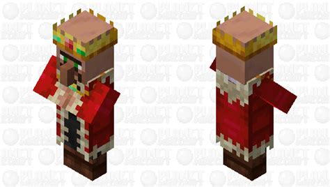 Villager Profession King Minecraft Mob Skin