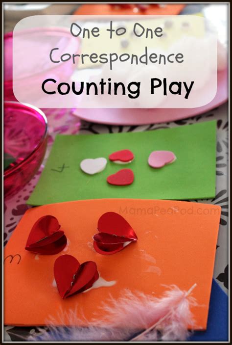 Mama Pea Pod Hands On One To One Correspondence Counting Practice
