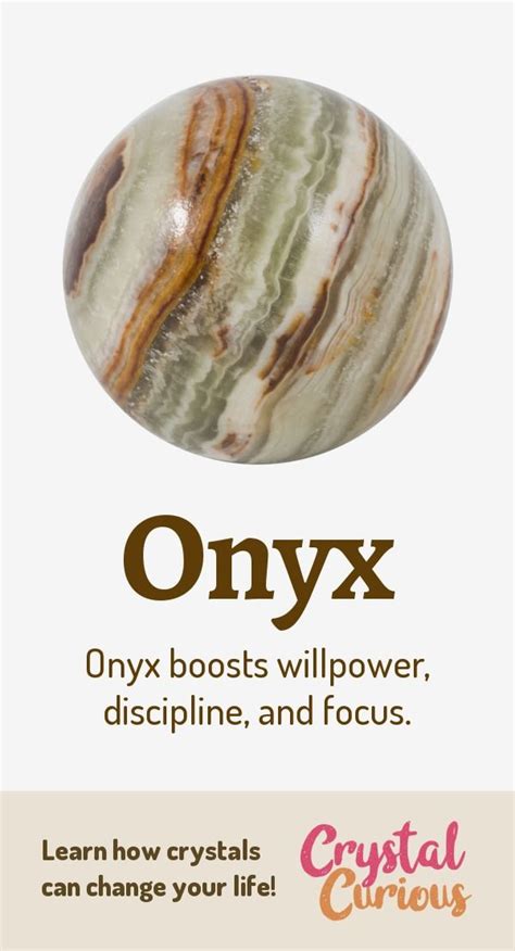 Onyx Meaning And Healing Properties Onyx Boosts Willpower Discipline