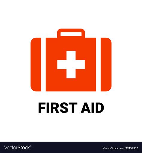 Red First Aid Sign