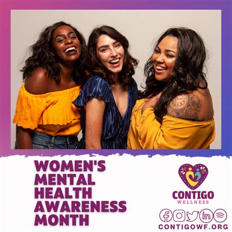 Womens Mental Health Awareness Initiative Contigo Wellness