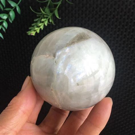 67mm Green Moonstone Garnierite Sphere Ball Quartz Crystal Polished