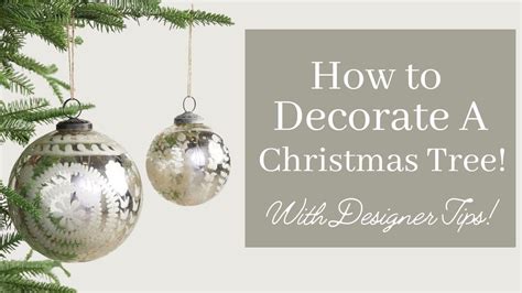 How To Decorate A Christmas Tree With Ribbon Youtube The Cake Boutique