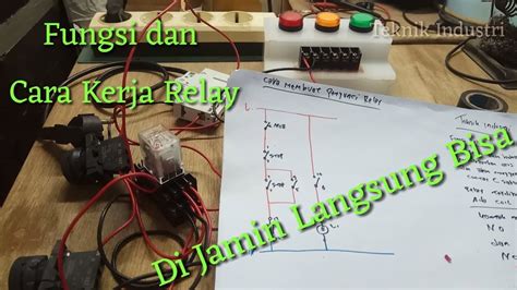 Cara Kerja Relay Omron My4n 220 Volt Ac Skema Elektrik Youtube