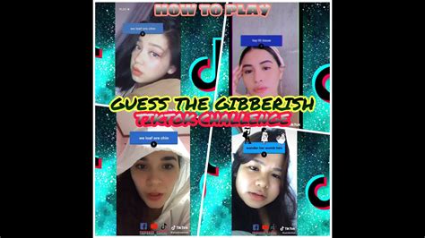 tiktok compilation guess the gibberish challenge how to play youtube