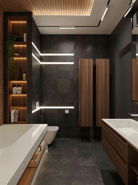 Bathroom Design In Gray Tones 75 Photos Of Design Ideas