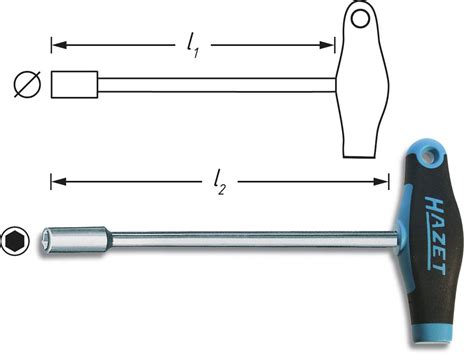 Hazet HAZET Workshop Socket Wrench Spanner Size Metric 12 Mm Blade