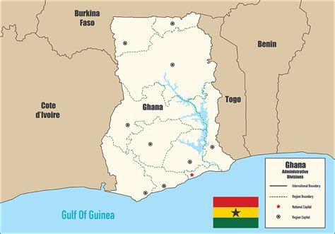 Vector Maps Of Ghana Free Vector Maps Vrogue