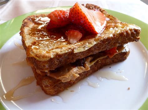The Gourmet Student Peanut Butter And Jelly French Toast